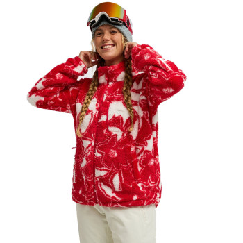 ROXY Alabama Full Zip Printed 3- Γυναικείο Τεχνικό Full-zip φλίς - Barberry Floral Flurries
