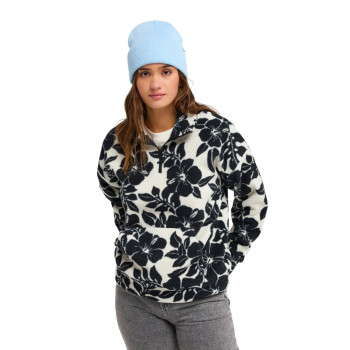 ROXY Live Out Loud 2- Γυναικείο Fleece - Egret Klaeido/Anthracite Polar