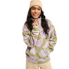 ROXY Live Out Loud 2- Γυναικείο Fleece - Oil Green/Hippy shake