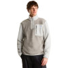 THE NORTH FACE Men's Yumiori 1/4 Zip Fleece - Ανδρικό φλίς - Stone Slab/Cumulus Cloud