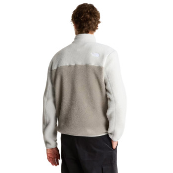 THE NORTH FACE Men's Yumiori 1/4 Zip Fleece - Ανδρικό φλίς - Stone Slab/Cumulus Cloud