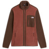 THE NORTH FACE Men's Yumiori Full-Zip Fleece Jacket - Ανδρική φλίς ζακέτα - Copper Silt/Smokey Brown