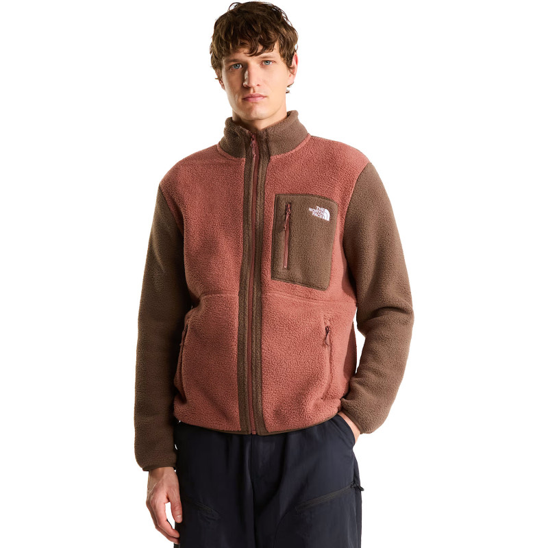 THE NORTH FACE Men's Yumiori Full-Zip Fleece Jacket - Ανδρική φλίς ζακέτα - Copper Silt/Smokey Brown