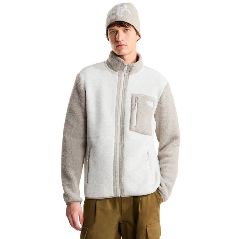 THE NORTH FACE Men's Yumiori Full-Zip Fleece Jacket - Ανδρική φλίς ζακέτα - Cumulus Cloud/Stone Slab