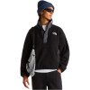 The North Face Women's Cragmont 1/2 Snap Fleece - Γυναικείο φλίς - TNF Black-Anthracite Grey