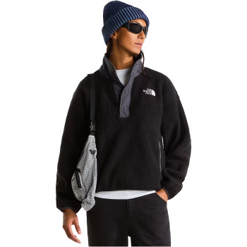 The North Face Women's Cragmont 1/2 Snap Fleece - Γυναικείο φλίς - TNF Black-Anthracite Grey