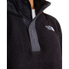 The North Face Women's Cragmont 1/2 Snap Fleece - Γυναικείο φλίς - TNF Black-Anthracite Grey