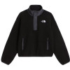 The North Face Women's Cragmont 1/2 Snap Fleece - Γυναικείο φλίς - TNF Black-Anthracite Grey