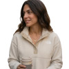 The North Face Women's Cragmont 1/2 Snap Fleece - Γυναικείο φλίς - White Dune/Desert Stone
