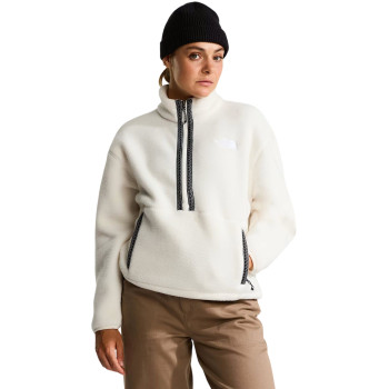 The North Face Women's TNF Fleeski 1/4 Zip Pullover Fleece - Γυναικείο φλίς - White Dune