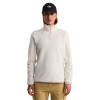The North Face Women's Glacier 1/4 Zip Fleece - Γυναικεία μπλούζα φλίς - White Dune