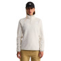The North Face Women's Glacier 1/4 Zip Fleece - Γυναικεία μπλούζα φλίς - White Dune