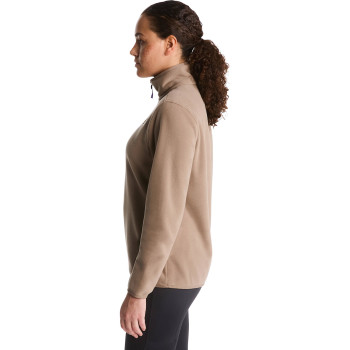 The North Face Women's Glacier 1/4 Zip Fleece - Γυναικεία μπλούζα φλίς - Garnet