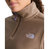The North Face Women's Glacier 1/4 Zip Fleece - Γυναικεία μπλούζα φλίς - Garnet