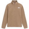 The North Face Women's Glacier 1/4 Zip Fleece - Γυναικεία μπλούζα φλίς - Garnet