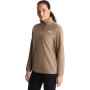 The North Face Women's Glacier 1/4 Zip Fleece - Γυναικεία μπλούζα φλίς - Garnet