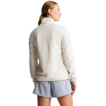 The North Face Women's Glacier Full-Zip Fleece - Γυναικεία ζακέτα φλίς - White Dune