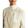 The North Face Women's Yumiori 1/4 Zip Fleece - Γυναικείο φλίς - Desert Stone/White Dune