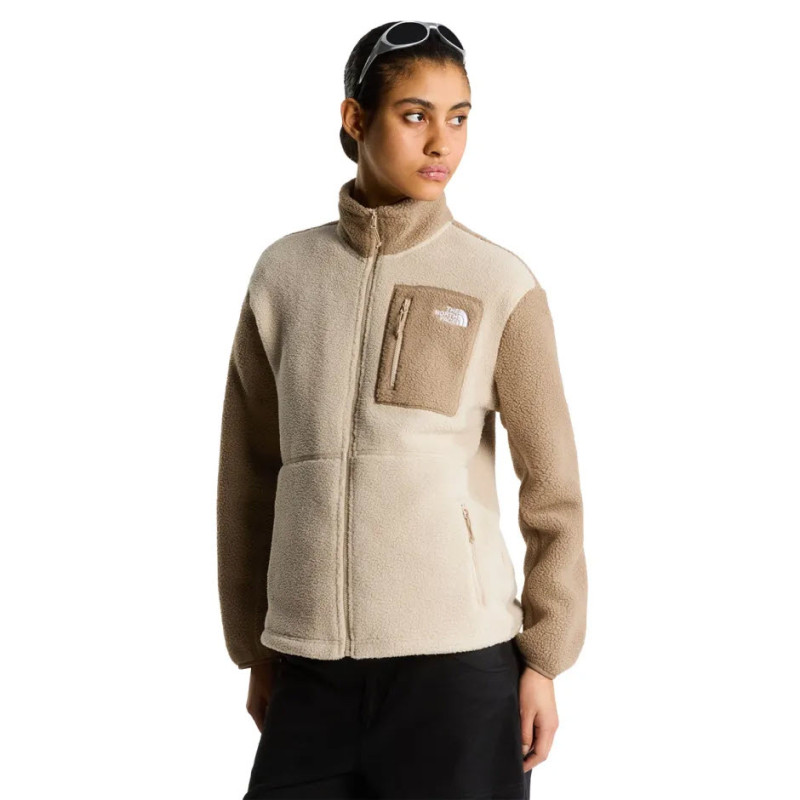 THE NORTH FACE Women's Yumiori Full-Zip Fleece Jacket - Γυναικείο φλίς - Timeless Taupe/Garnet
