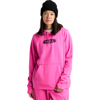 Burton Oak Pullover Hoodie - Γυναικείο φούτερ με κουκούλα - Shockwave Pink