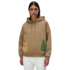 Napapijri Aral Hoodie - Γυναικείο φούτερ με κουκούλα - Beige Petrified Oak