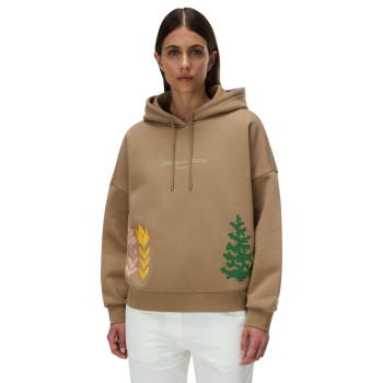 Napapijri Aral Hoodie - Γυναικείο φούτερ με κουκούλα - Beige Petrified Oak