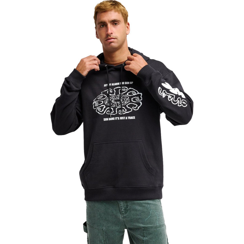Quiksilver Peter Sutherland Sic Hoodie - Ανδρικό φούτερ με κουκούλα - Tarmac