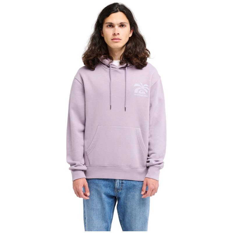 Quiksilver Salt Water Palm Rise Hoodie  - Ανδρικό φούτερ με κουκούλα - Purple Ash