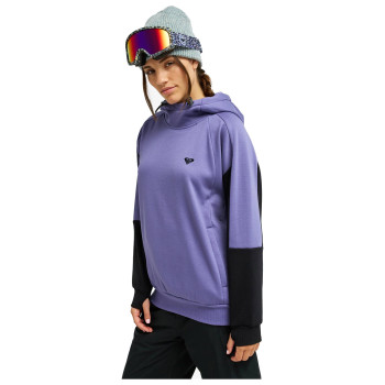 Roxy Liberty Technical DWR Hoodie - Γυναικείο Μακρύ φούτερ με κουκούλα - Twilight Purple