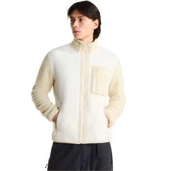 THE NORTH FACE Men's Yumiori Full-Zip Fleece Jacket - Ανδρική φλίς ζακέτα - White Dune/Desert Stone