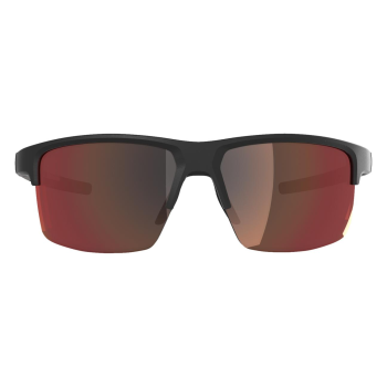 Alpina Eagle Q-lite - Γυαλιά ηλίου - Black Matt/Red Mirror Lens