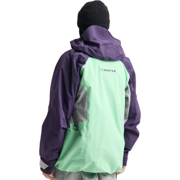 BURTON [ak] Swash 2 GORE‑TEX 2L - Ανδρικό snow Jacket - Nightshade Purple/Apparition Gray/Green Voltage