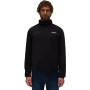 Napapijri Dergana Half-Zip Fleece - Ανδρική μπλούζα φλίς - Black Beauty