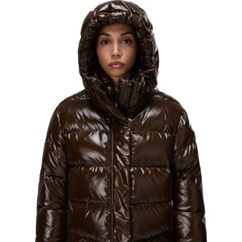 NAPAPIJRI Glane Mirror Puffer Jacket - Γυναικείο Μπουφάν Puffer - Dark Brown