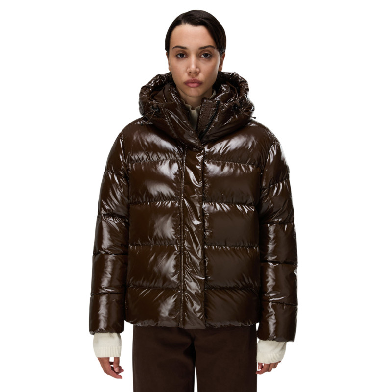 NAPAPIJRI Glane Mirror Puffer Jacket - Γυναικείο Μπουφάν Puffer - Dark Brown