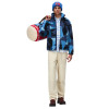 NAPAPIJRI T-Fleece Full-Zip Fancy Mount- Ανδρική ζακέτα Fleece - Blue