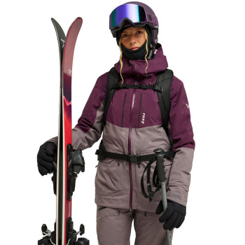 Roxy GORE-TEX® Stretch Purelines insulated -  Γυναικείο Mπουφάν Ski/Snowboard - Blackberry Wine