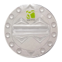 Demon Round Stomp Pad - Snowboard Stomp Pad- Clear 