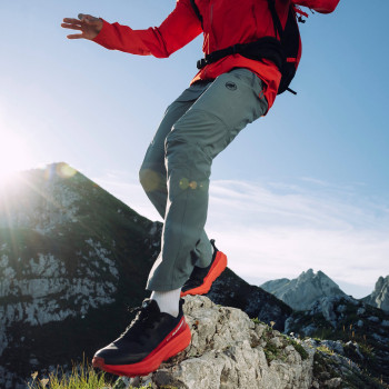 Mammut Runbold IV Pants - Ανδρικό ελαστικό παντελόνι πεζοπορίας - Gabbro
