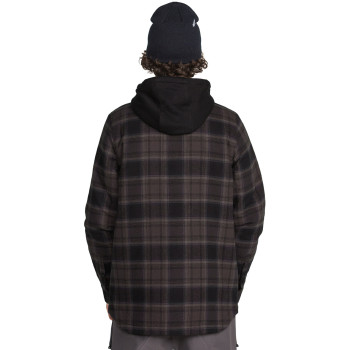 Volcom Enson Insulated Flannel Jacket - Ανδρικό Πουκάμισο Flannel με επένδυση - Black