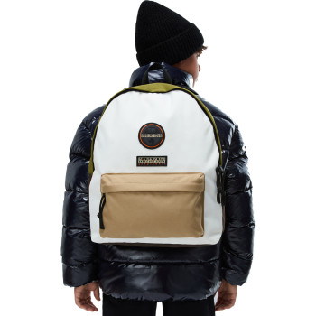Napapijri Voyage Backpack - Σακίδιο 19.5 Lt - Beige White