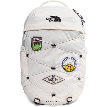 The North Face Women's Borealis Patch Backpack - Γυναικείο Σακίδιο 27 Lit.- White Dune/Patch