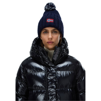 Napapijri Semiury 3 Women Beanie  - Γυναικείος Σκούφος - Blue Marine
