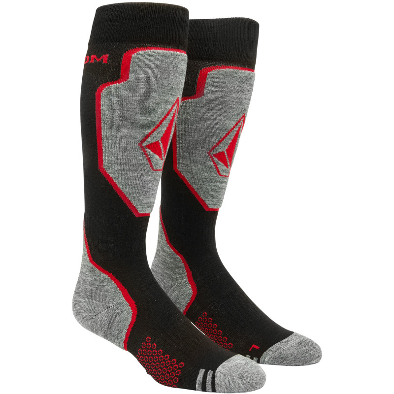 Volcom Shield Wool Blend Socks - Kάλτσες Ski/Snowboard - Orange Shock