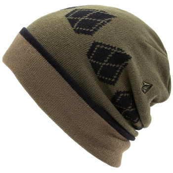 Volcom Stone Funk Beanie - Ανδρικός Σκούφος - Dark Green