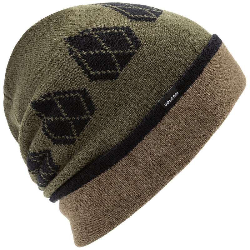Volcom Stone Funk Beanie - Ανδρικός Σκούφος - Dark Green