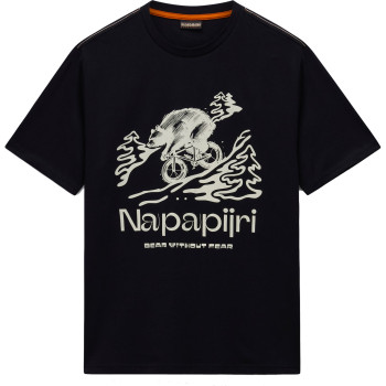 Napapijri Cabin Short-Sleeve T-Shirt - Ανδρικό T-Shirt - Black