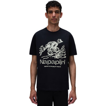 Napapijri Cabin Short-Sleeve T-Shirt - Ανδρικό T-Shirt - Black