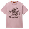 Napapijri Cabin Short-Sleeve T-Shirt - Ανδρικό T-Shirt - Pink