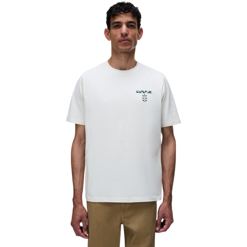 Napapijri Swhol Short-Sleeve T-Shirt - Ανδρικό T-Shirt - White Whisper